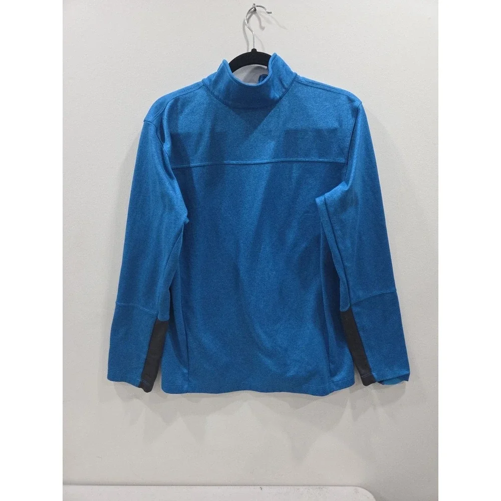 The North Face Mens Blue Full Zip Up Sweatshirt Size Large GREAT!